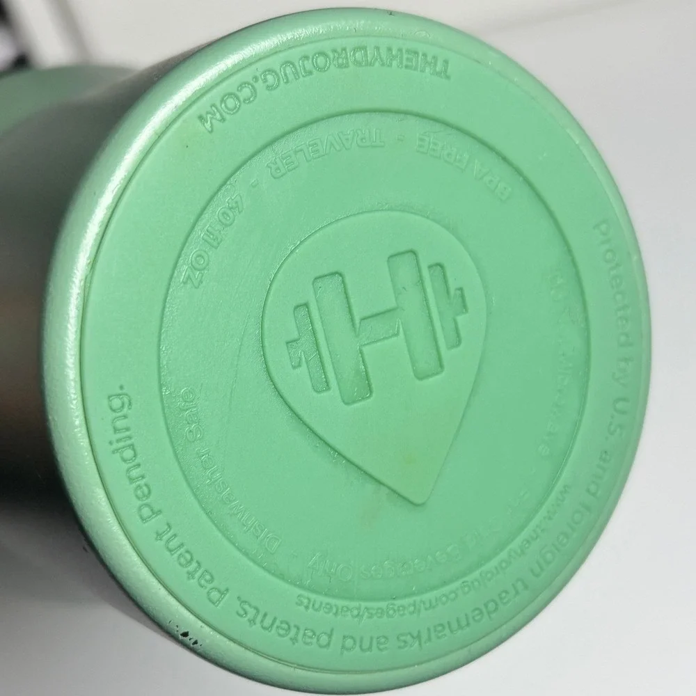HydroJug Unisex Traveler Tumbler 40oz Sage Green Stainless Steel Spill Proof Lid